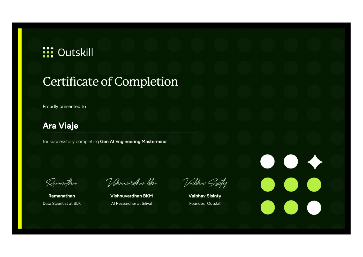 Gen AI Engineering Mastermind — Outskill